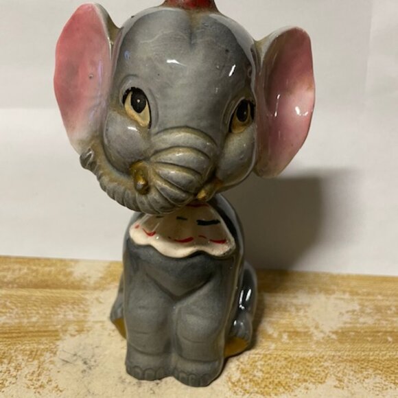 Vintage Nodder Bobblehead Elephant 1950's - Picture 11 of 13